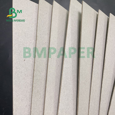 1600gsm Gloss Finish 2 Sisi Papan Jerami Belakang Abu-abu 508mm X 860mm