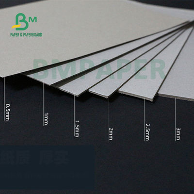 2.5mm 3mm Carton Grey Paper Board Untuk Arch File Kekakuan Keras 89 X 119cm