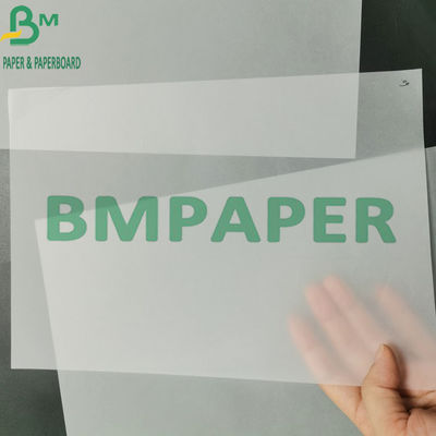 50g - 130g Jumbo Roll Kertas Kalkir Semi Tembus Untuk Gambar Plotter CAD