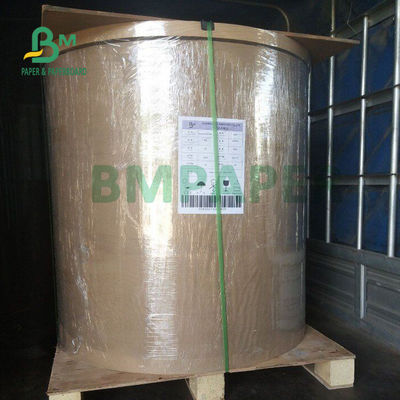 300gsm Brown Unbleached Kraft Paper Board Roll Untuk Kemasan Makanan Cepat Saji 70cm