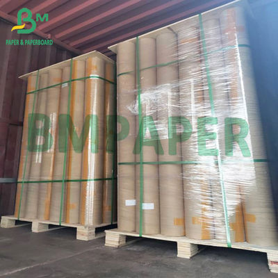 Putih 42gsm Wide Format Uncoated Apparel Gunakan Gulungan Kertas Plotter