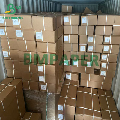 80gsm 20lb Satu Sisi / Sisi Ganda Gulungan Kertas Plotter Biru Digital Printing