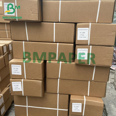 80gsm 20lb Satu Sisi / Sisi Ganda Gulungan Kertas Plotter Biru Digital Printing
