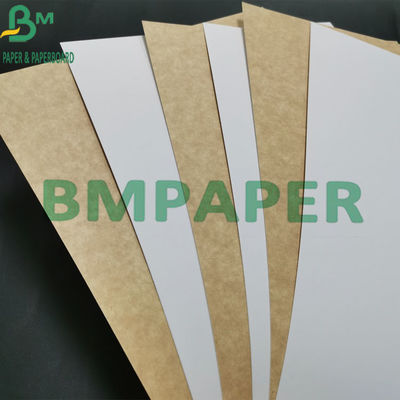 Virgin Pulp 325gsm Kualitas makanan Kraft Paper White Coated Brown Back