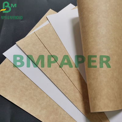 Virgin Pulp 325gsm Kualitas makanan Kraft Paper White Coated Brown Back