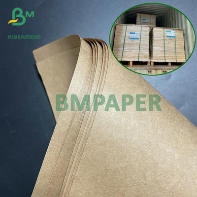 BM Supply 70gsm 75gsm Semi Extensible Kraft Paper Brown Untuk Packing Semen