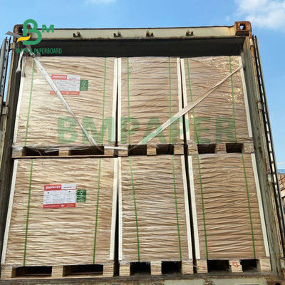 127g 160g Brown Kraft Paper Sheets Untuk Mengambil Kotak Tear-Resistance