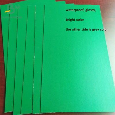 1.2mm Green Lacquered Top Grey Back Karton Untuk Folder File