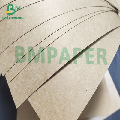 Bahan Kotak Bawa Pulang Papan Kertas Kraft Poli Dilapisi Coklat Alami