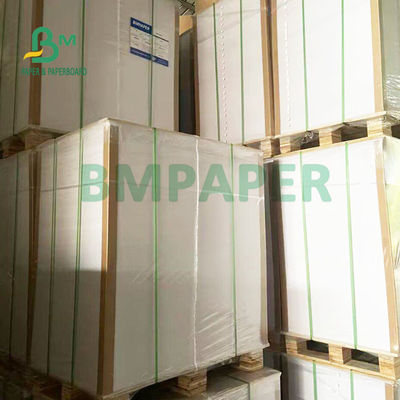 Kertas C2S Teks Putih Gloss 100lb Untuk Kartu Rak 315mm x 468mm Putih Tinggi