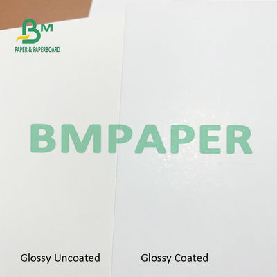 110lb 23x36&quot; 25x37&quot; Indeks Cover C1S Ivory Boared Untuk Brosur