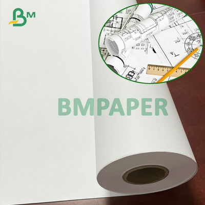 Kertas Rekayasa Ink Jet Inti Putih 2'' 20 # CAD Bond Roll 24'' x 300 kaki