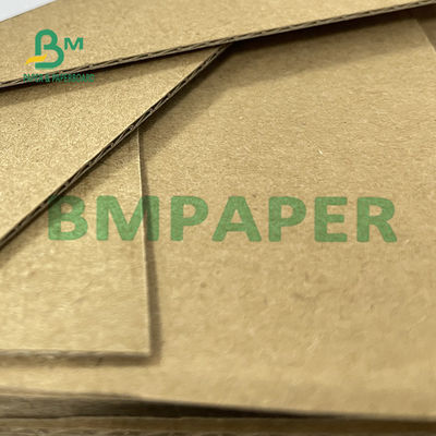 Brown Kraft Liner Board 70gsm 90gsm 92cm Untuk Papan Bergelombang