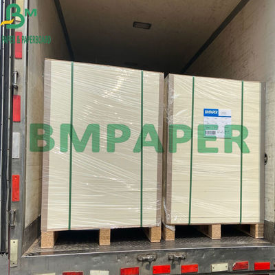 Kekakuan Tinggi Satu Sisi Dilapisi Kualitas makanan Bleached Wrapping Board Untuk Packing