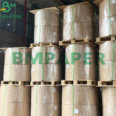 300gsm Kualitas makanan Coated White Kraft Paper Dengan Brown Back Untuk Wadah Makanan