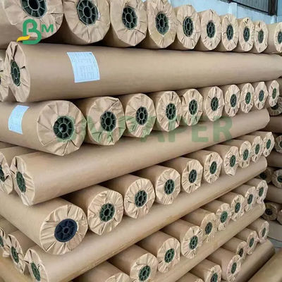 Pabrik Garmen Gulungan Kertas Plotter Polos Tanpa Lapisan 2&quot; Inti 62&quot; 72&quot; Lebar 45gr 48gr