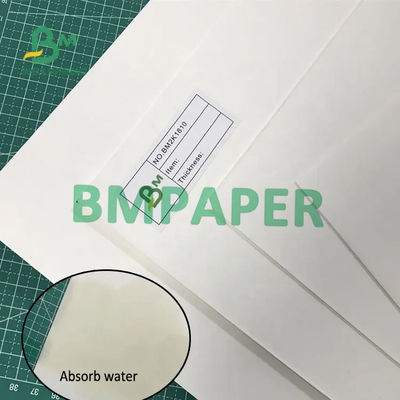 Kertas Penyerap Karton Tanpa Lapisan Putih Alami Tebal 700mm X 1000mm 0,7mm
