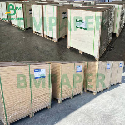 Pulp Kayu Murni White Board Papan Coaster Tidak Dilapisi Papan Tikar Bir 0.7mm