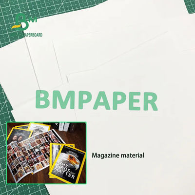 C2S Glossy Paper C1S Karton yang Tidak Berbahaya 115gsm 130gsm Art Paper Sheets 79cm X 109cm