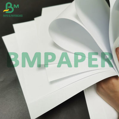60g 70g 80g Offset Snow White Paper 100x70cm Kertas Jumbo Roll Woodfree Tidak Dilapisi