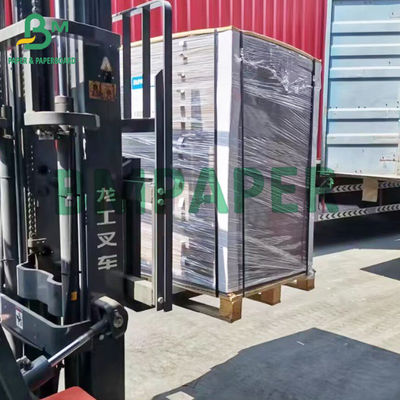 Dapat didaur ulang 400gsm Sepenuhnya Dilapisi Chipboard Berjajar Putih Abu-abu Kembali