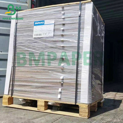 Dapat didaur ulang 400gsm Sepenuhnya Dilapisi Chipboard Berjajar Putih Abu-abu Kembali