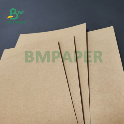 250gsm - 400gsm Virgin Brown Kraft Paper Untuk Kotak Makanan Cepat Saji Kekuatan Yang Baik
