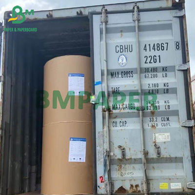 Gulungan Kertas Kraft Coklat yang Dapat Diperluas Untuk Karung Beras Kraft 70g 80g 85g 100g 120g
