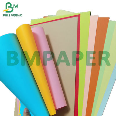 100gsm - 250gsm Warna-warni Kertas Bristol Tanpa Lapisan 1350mm Lebar Kartu Warna DIY
