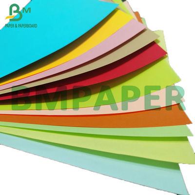 100gsm - 250gsm Warna-warni Kertas Bristol Tanpa Lapisan 1350mm Lebar Kartu Warna DIY