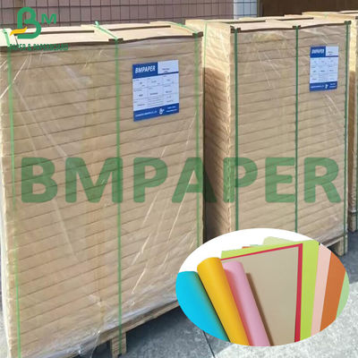 100gsm - 250gsm Warna-warni Kertas Bristol Tanpa Lapisan 1350mm Lebar Kartu Warna DIY