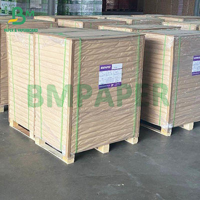 50 # 60 # 70 # Kertas Cetak Offset Putih Tidak Dilapisi Halus 100% Virgin Pulp