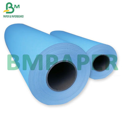 0.91×50m 80gsm Blue Digital CAD Plotter Paper End Application Building Lay Out