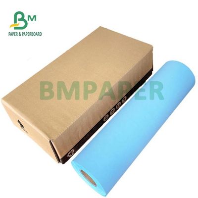 80gsm Blue Digital Paper Untuk Gambar Teknik 20'' 24'' X 50yards 2 Inch Core