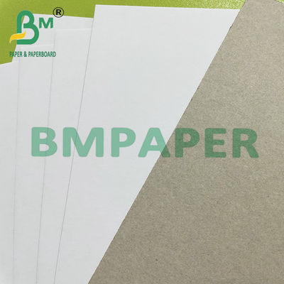 300GSM 400GSM Coated Duplex Board Kertas Putih Daur Ulang Dengan Bagian Belakang Abu-Abu Untuk Buku File