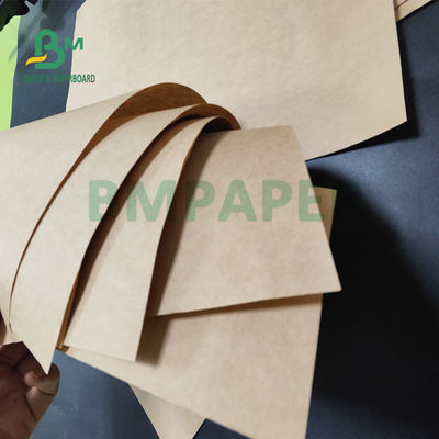 Kertas Kraft Coklat 75gsm 80gsm yang Dapat Diperluas Tinggi Untuk Kantong Semen 100 x 69cm