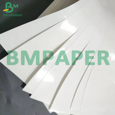 80g 90g White Wet Strength Paper Bleached Beer Bottle Label Papel In Sheets
