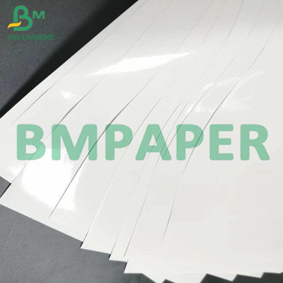 80g 90g White Wet Strength Paper Bleached Beer Bottle Label Papel In Sheets