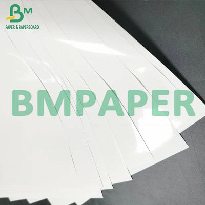 80g 90g White Wet Strength Paper Bleached Beer Bottle Label Papel In Sheets