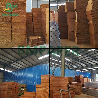 Cooling Pad Brown Kraft Paper 70gsm 80gsm 90gsm 100gsm Gulungan Kertas Kekuatan Basah Tinggi