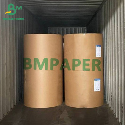 Cooling Pad Brown Kraft Paper 70gsm 80gsm 90gsm 100gsm Gulungan Kertas Kekuatan Basah Tinggi