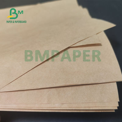 70 - 120gsm Brown Extensible Bag Paper Untuk Kemasan Kimia 50kg 79 x 109cm
