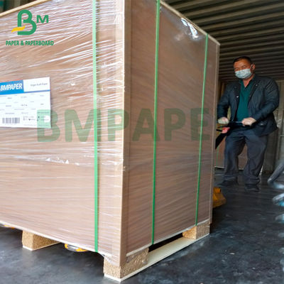 Semen Kimia Tas Kertas 50kg Extensible Sack Kertas Kraft Warna Coklat