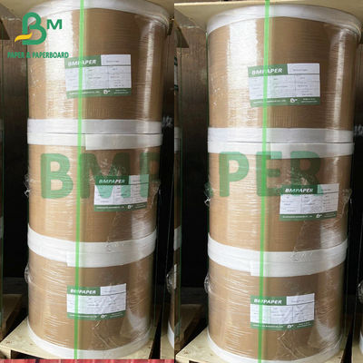 Gulungan Kertas Termal Jumbo 48gsm 55gsm Kertas Bukti POS 40 Inci 50 Inci