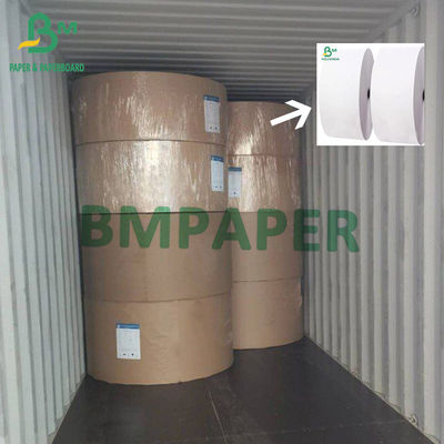 Kertas Cetak Termal 70gsm 55gsm 48gsm Tampilan Hitam Gulungan Putih 790mm
