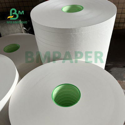 24gsm 28gsm White Kraft Straw Wrapping Paper Roll 25mm 26.5mm Kompos