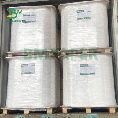 24gsm 28gsm White Kraft Straw Wrapping Paper Roll 25mm 26.5mm Kompos