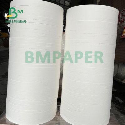 24gsm 28gsm White Kraft Straw Wrapping Paper Roll 25mm 26.5mm Kompos