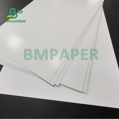 70#90# C2S Kertas Glossy Dilapisi Gloss Cover Untuk Majalah 13'' x 19'' Putih Tinggi