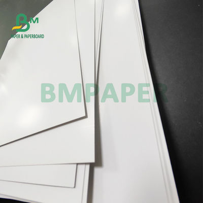 70#90# C2S Kertas Glossy Dilapisi Gloss Cover Untuk Majalah 13'' x 19'' Putih Tinggi